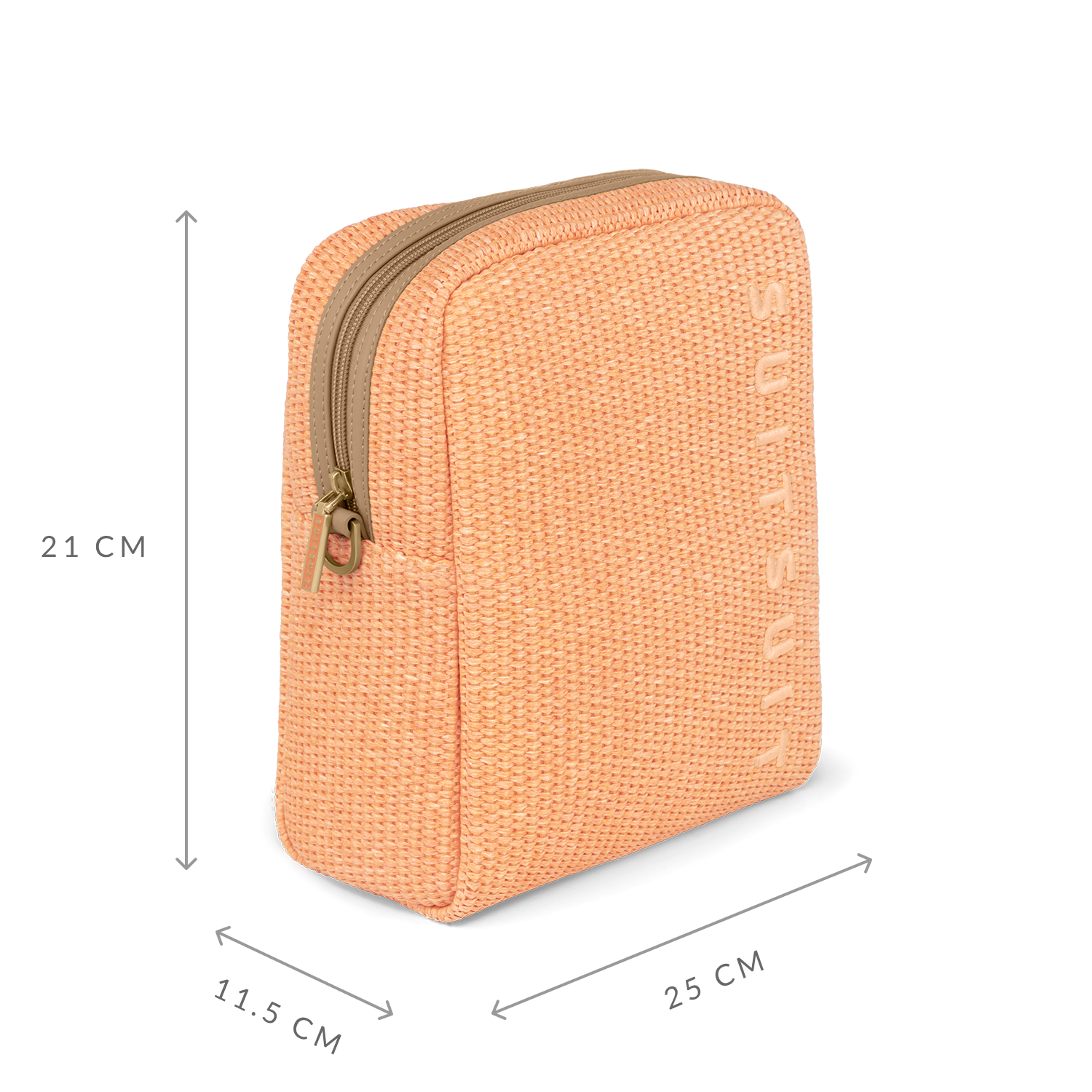 Fusion - Pale Orange - Upright Kulturtasche XL