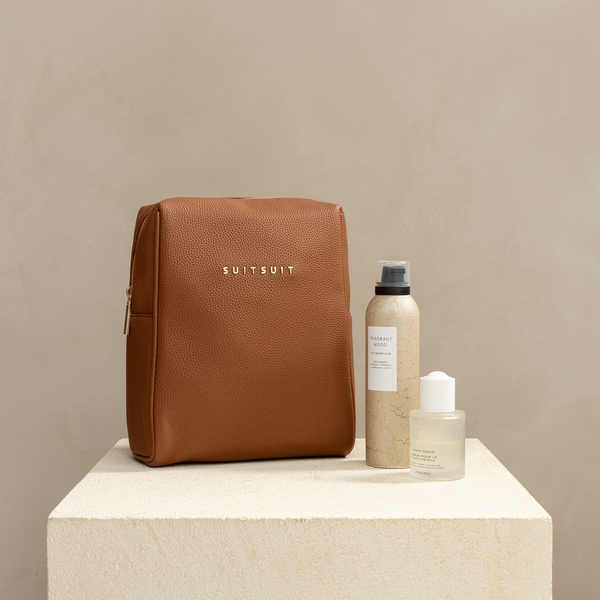 Fab Seventies - Camel - Upright Kulturtasche XL