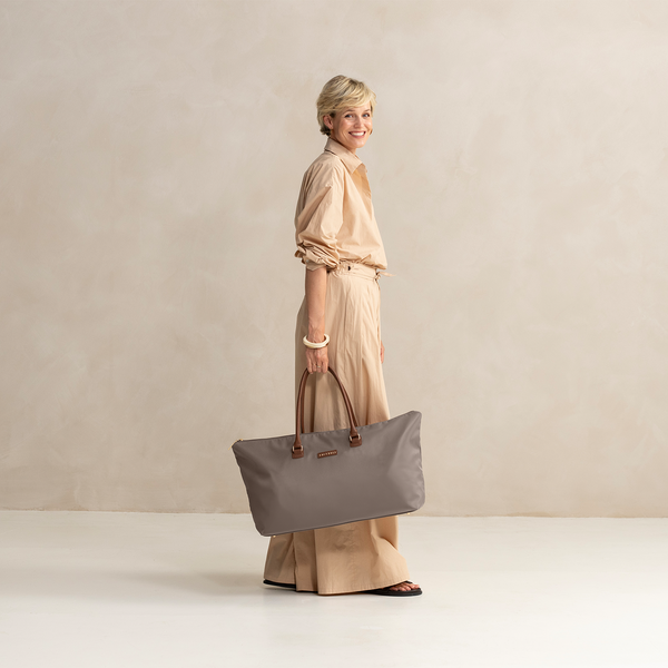 Fab Seventies - Taupe - Travel tote