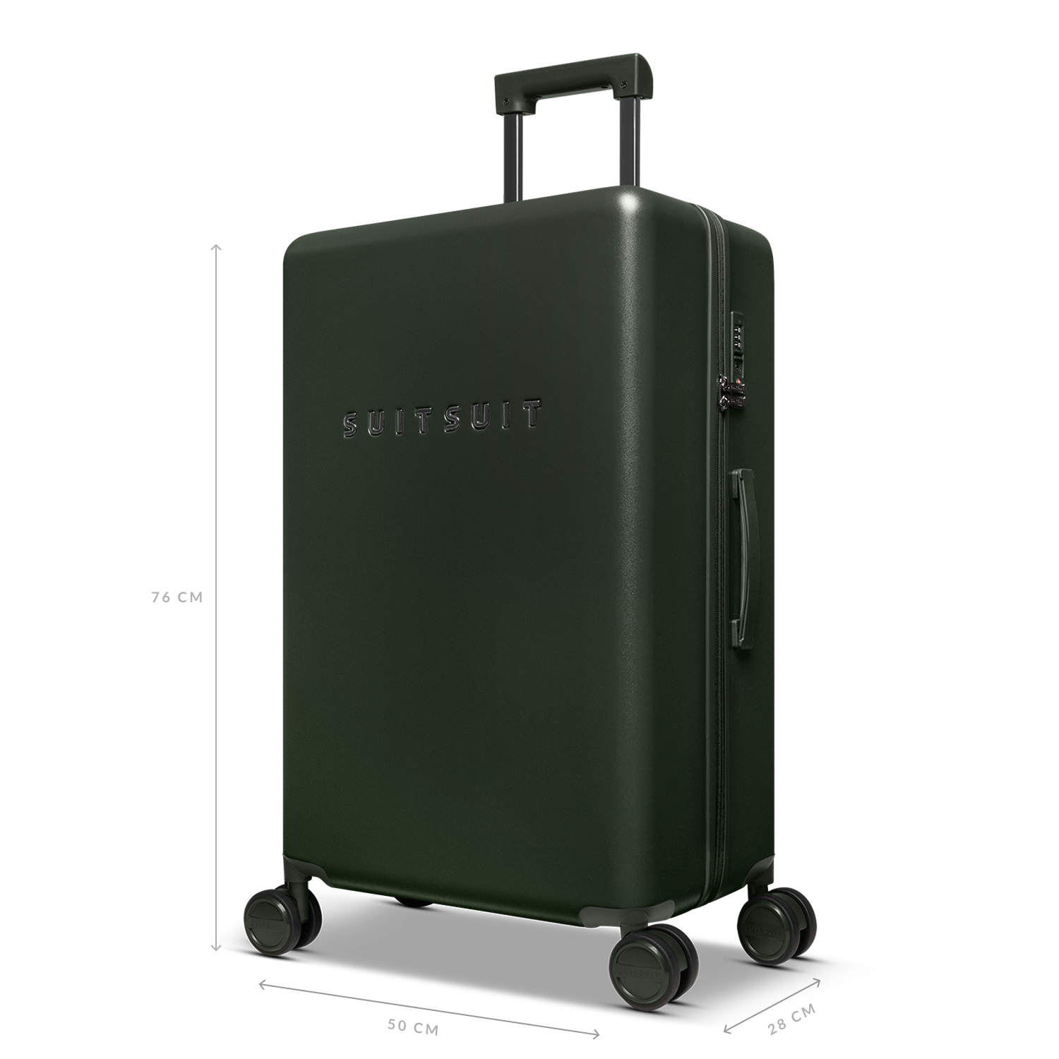 Mystique - Dark Olive - Reisekoffer (76 cm)