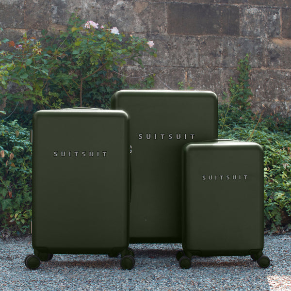 Mystique - Dark Olive - Koffer Set (55/66/76 cm)