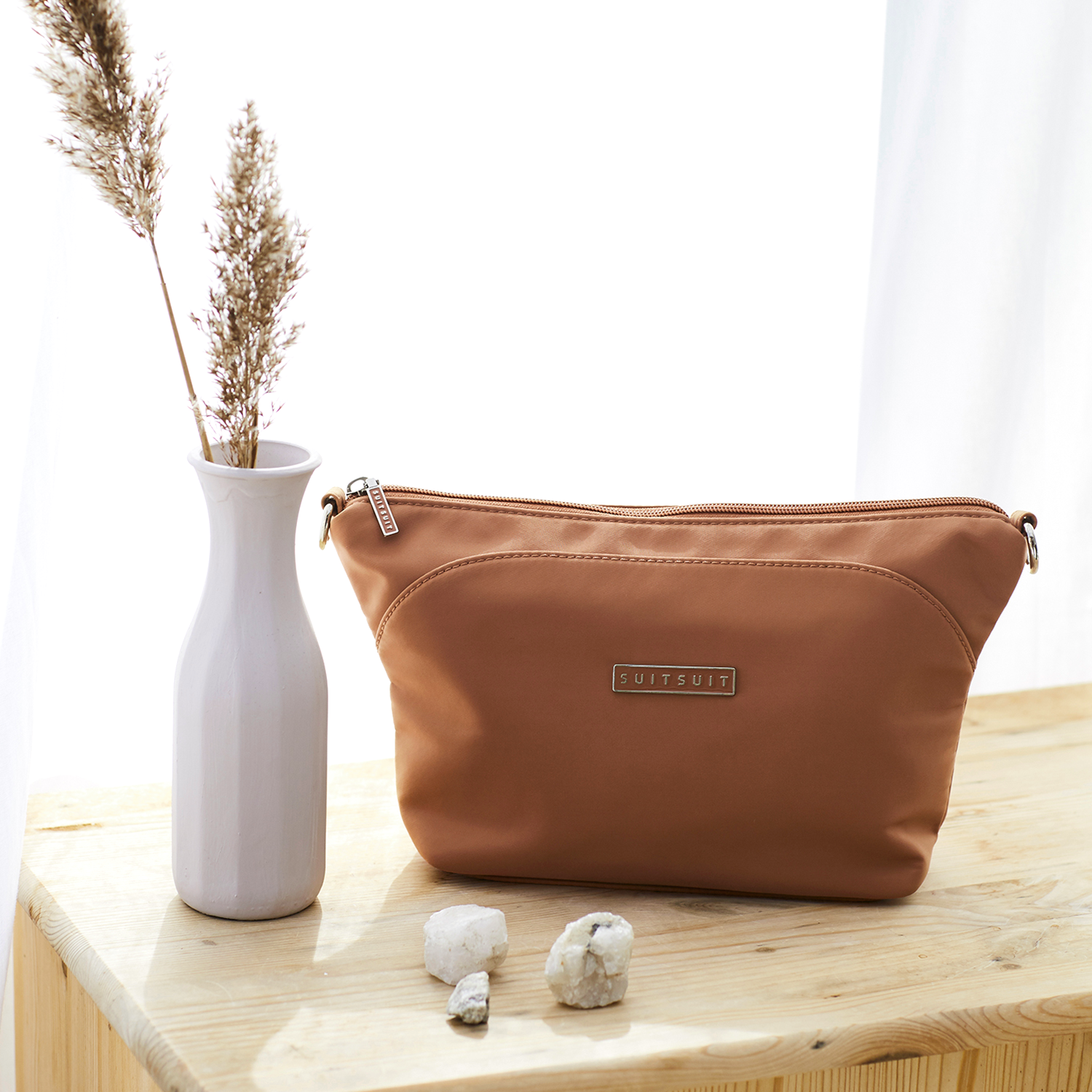 Natura - Maroon Oak - Kulturtasche M
