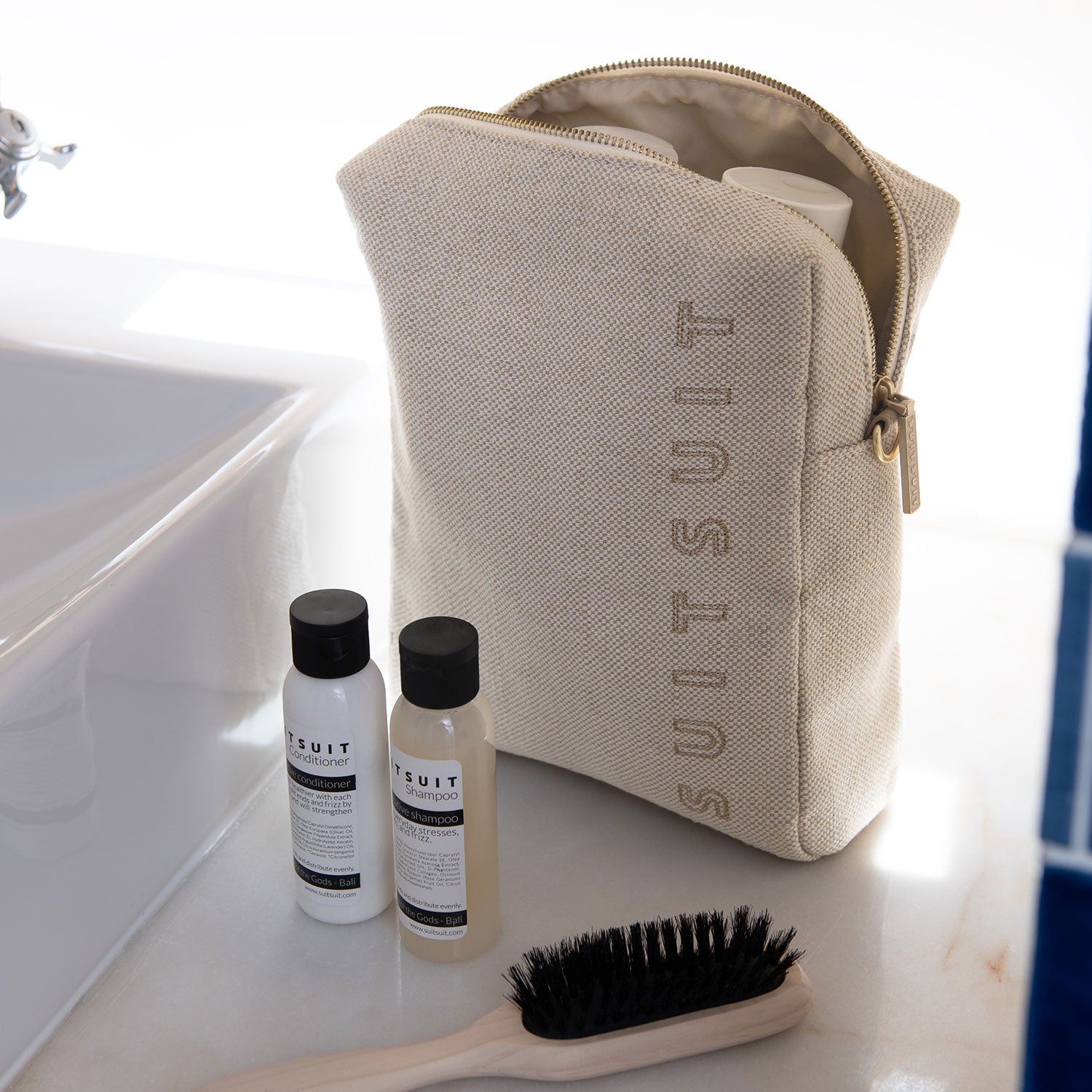 Fusion - Raw Cotton - Upright Kulturtasche