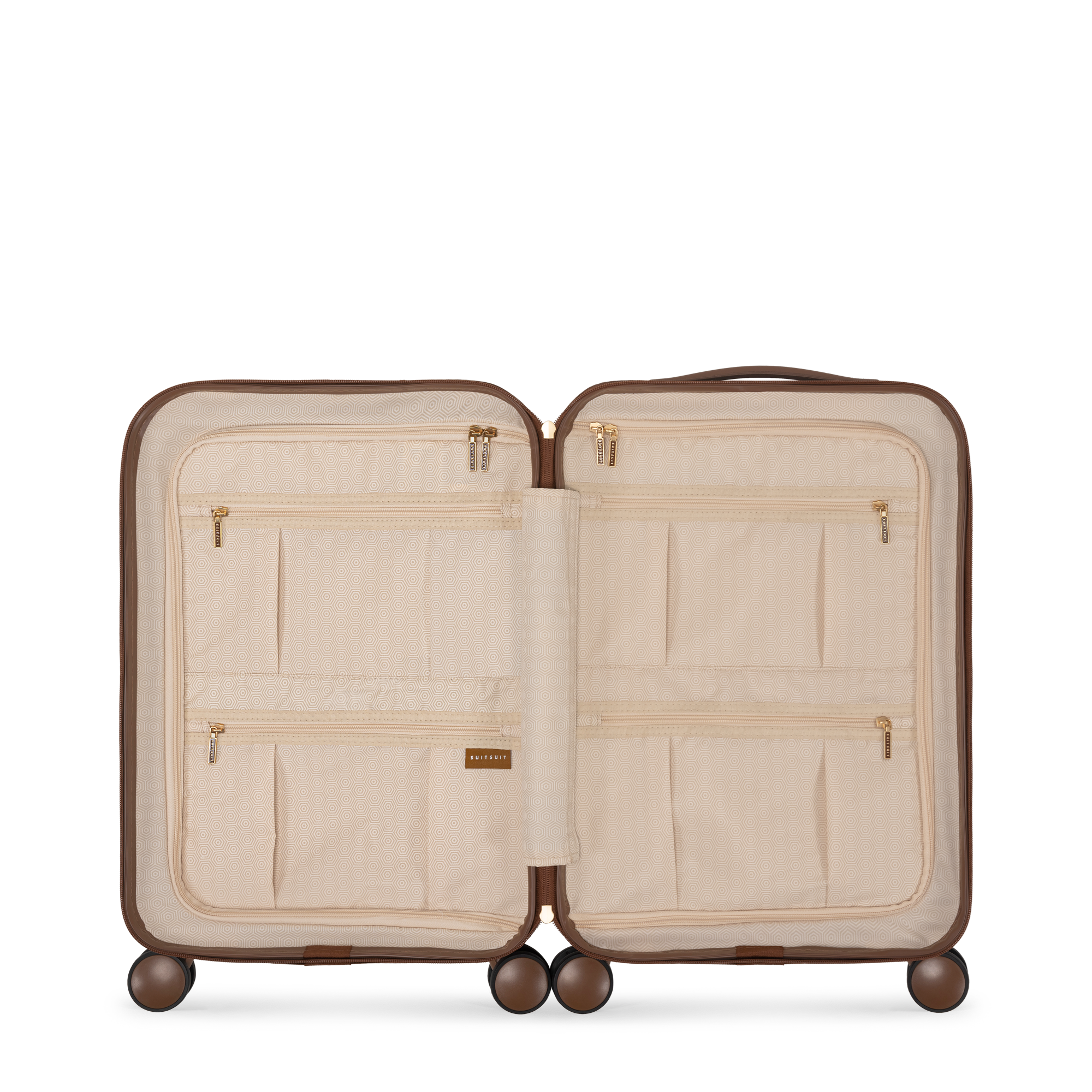 Fab Seventies - Taupe - Koffer Set (55/66/76 cm)