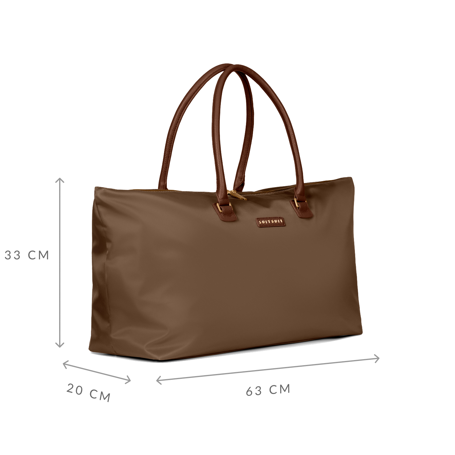 Fab Seventies - Cocoa Brown - Travel Tote