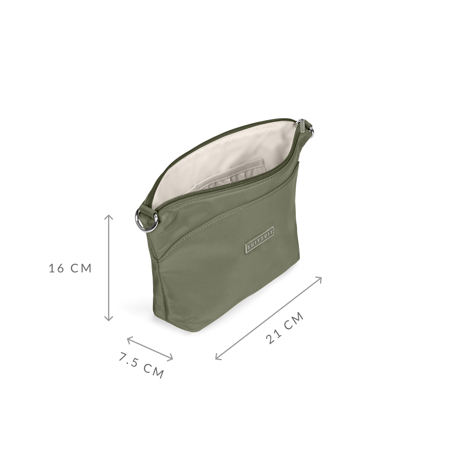 Natura - Dark Olive - Kulturtasche M