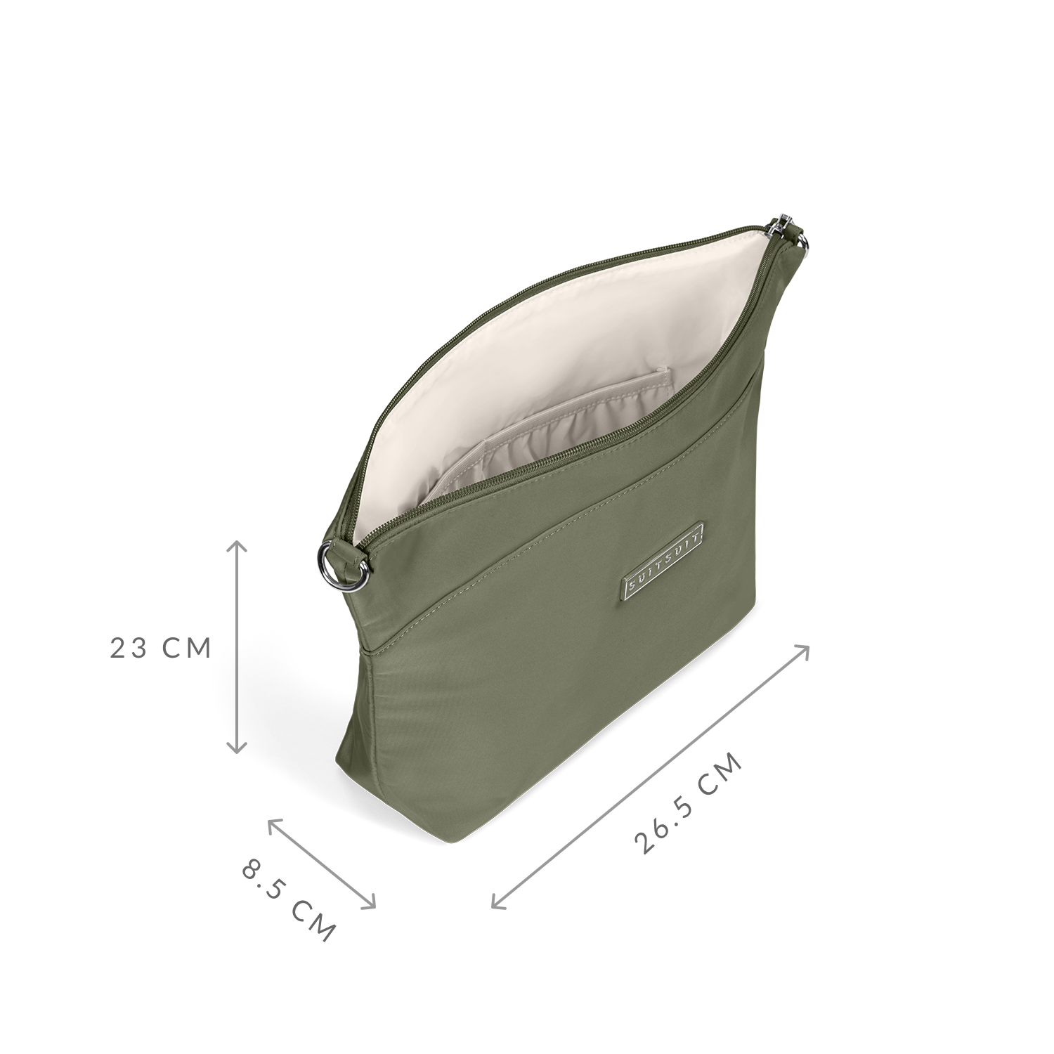 Natura - Dark Olive - Kulturtasche XL