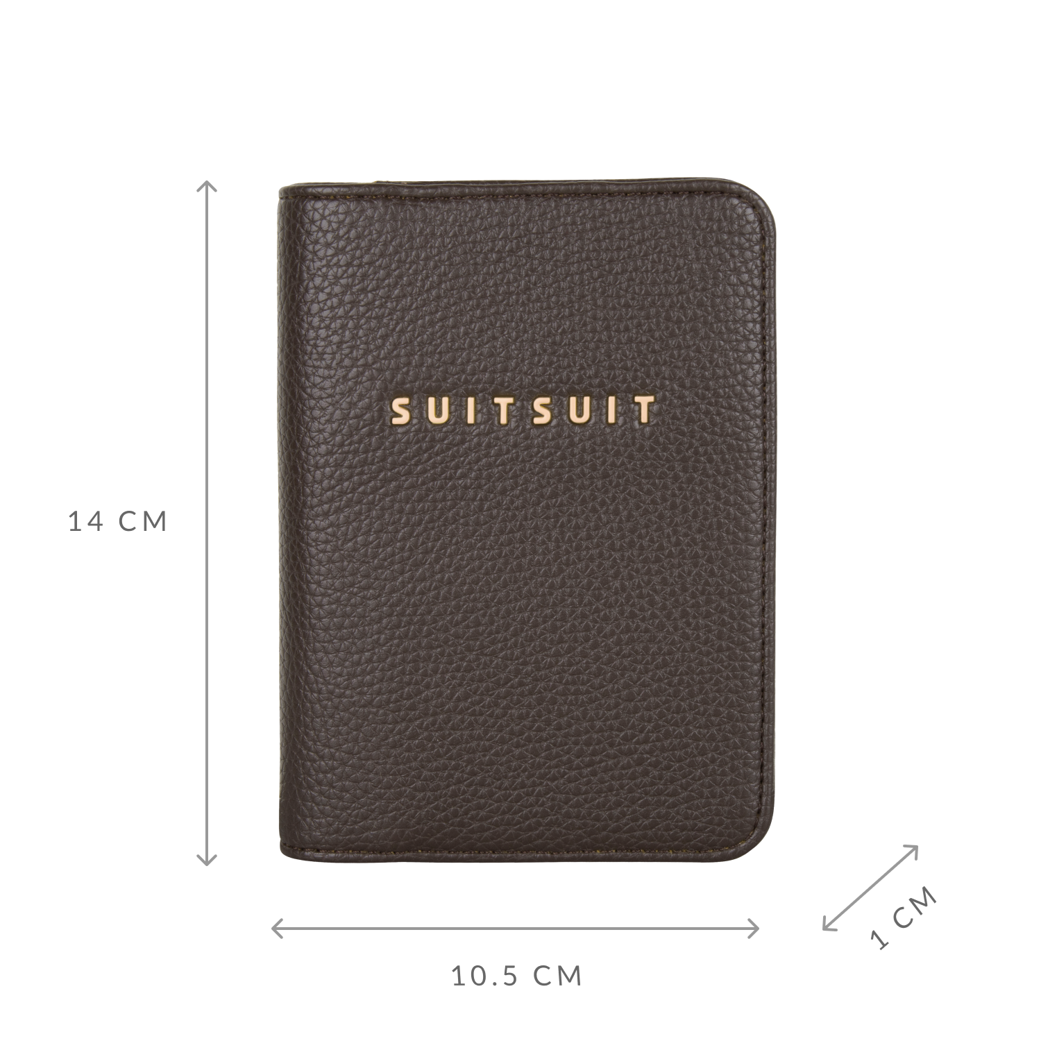 Fab Seventies Classic - Espresso Black - Reisepass Etui