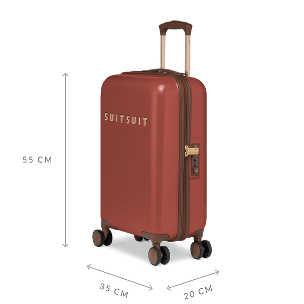 Fab Seventies - Red Ochre - Koffer Set (55/66/76 cm)
