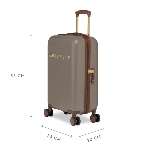 Fab Seventies - Taupe - Koffer Set (55/66/76 cm)
