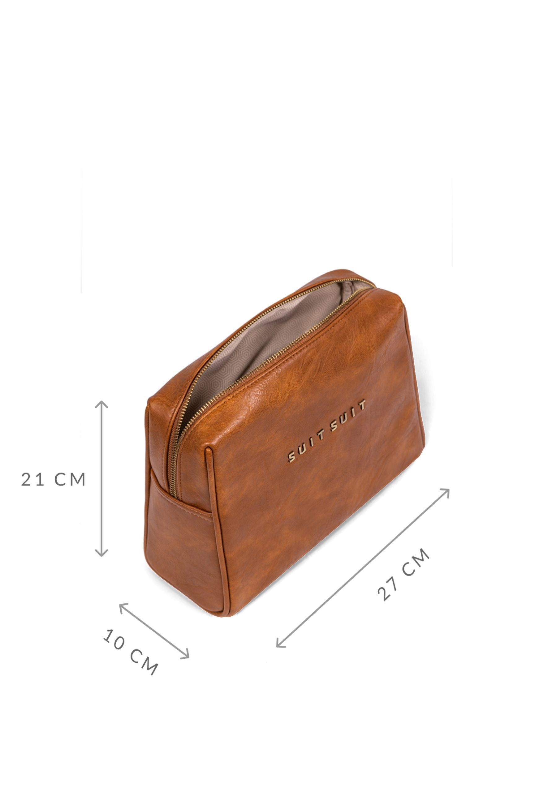 Fab Seventies - Burned Caramel - Kulturtasche XL
