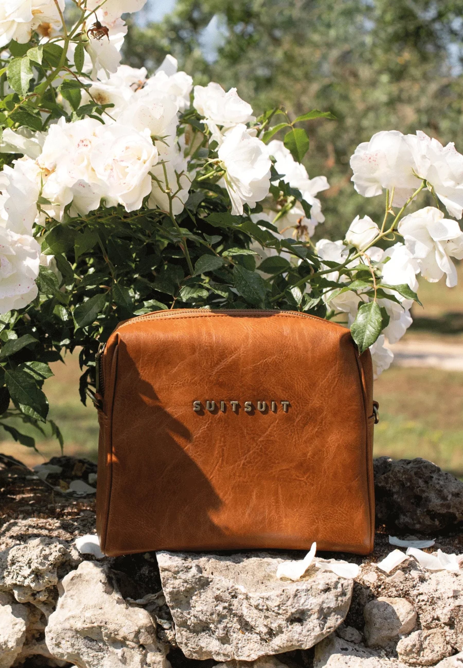 Fab Seventies - Burned Caramel - Kulturtasche XL