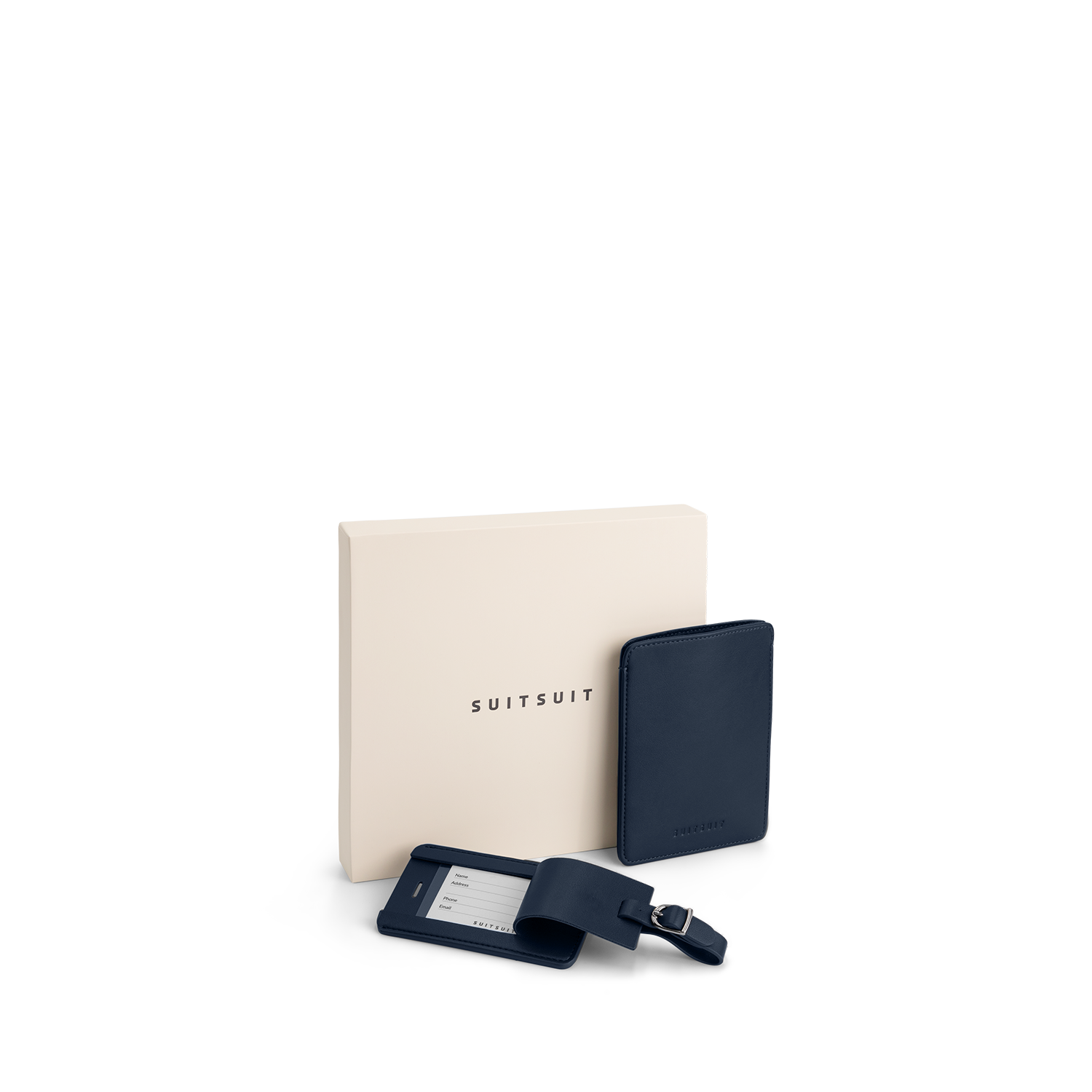 Mystique - Midnight Blue - Reisepass Etui & Gepäckhänger Groß