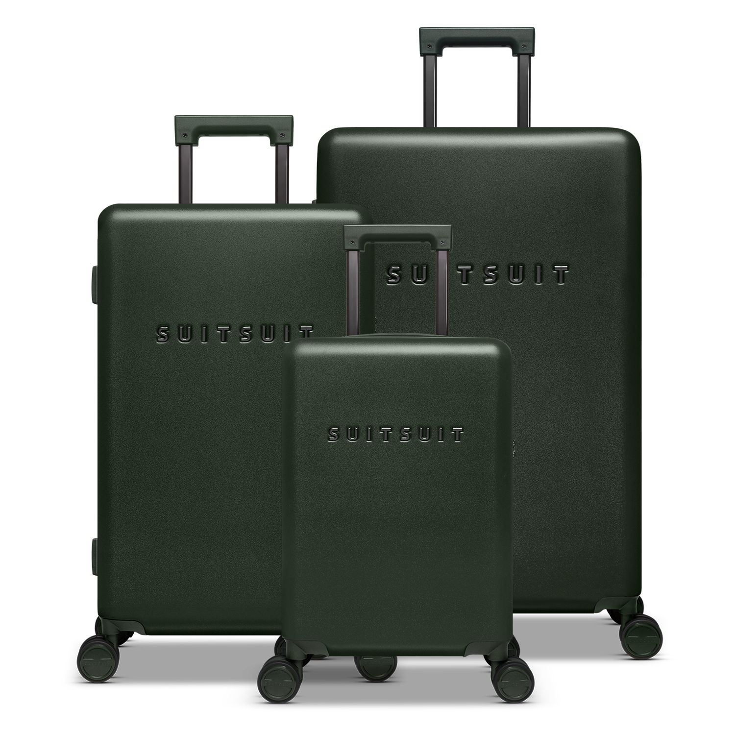 Mystique - Dark Olive - Koffer Set (55/66/76 cm)