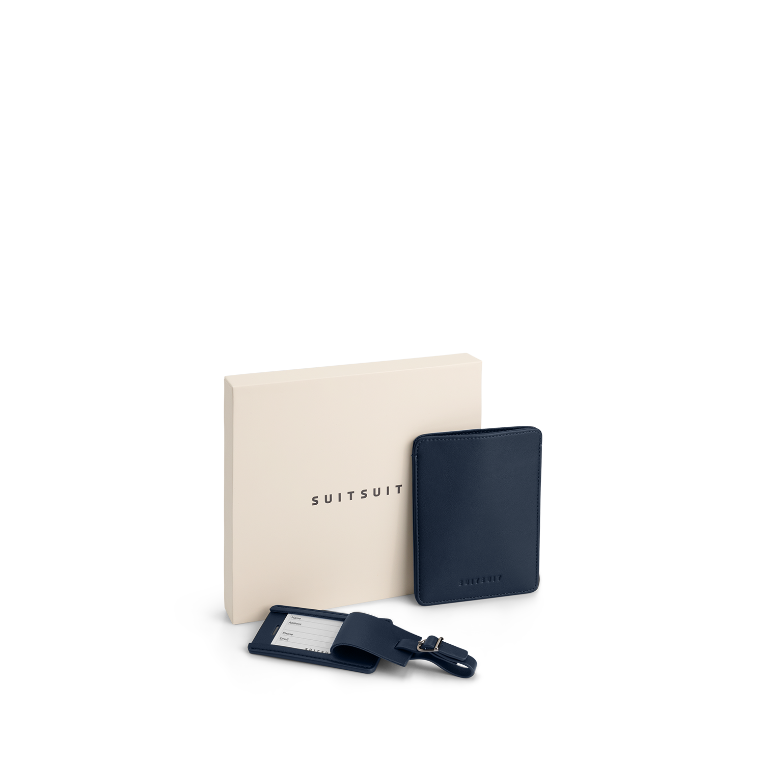 Mystique - Midnight Blue - Reisepass Etui & Gepäckhänger Medium