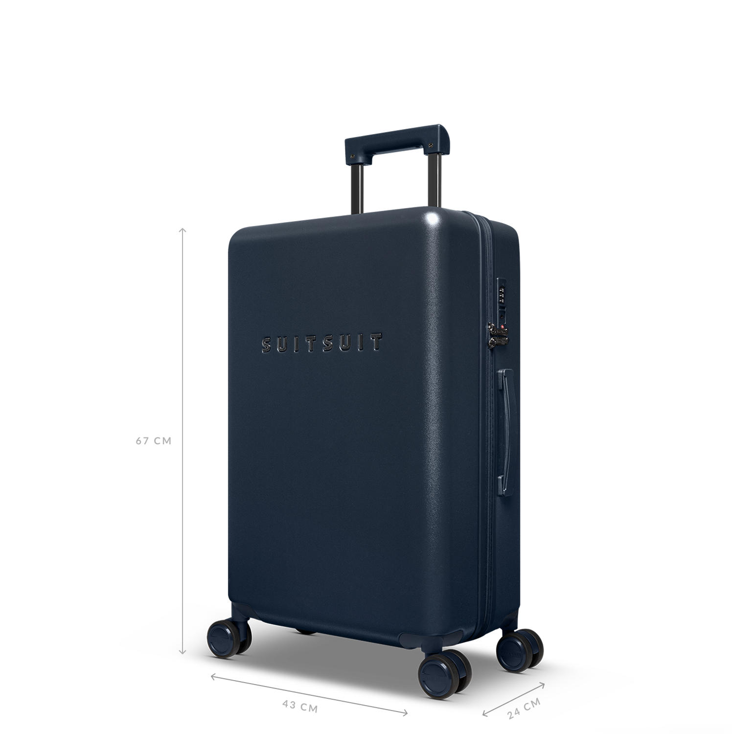 Mystique - Midnight Blue - Reisekoffer (66 cm)