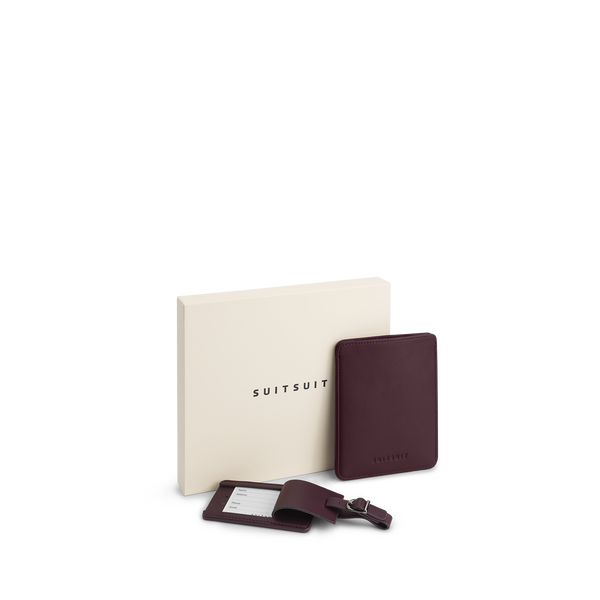 Mystique - Cherry Lacquer - Reisepass Etui & Gepäckhänger Medium