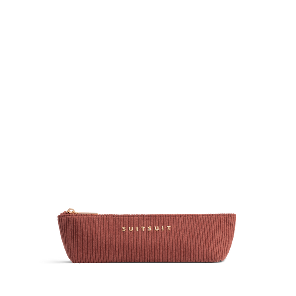 Fab Seventies - Corduroy Red Ochre - Kulturtasche S
