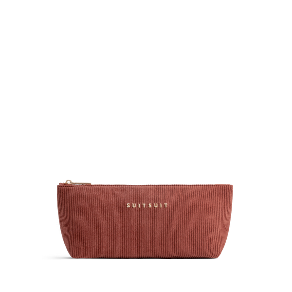 Fab Seventies - Corduroy Red Ochre - Kulturtasche M