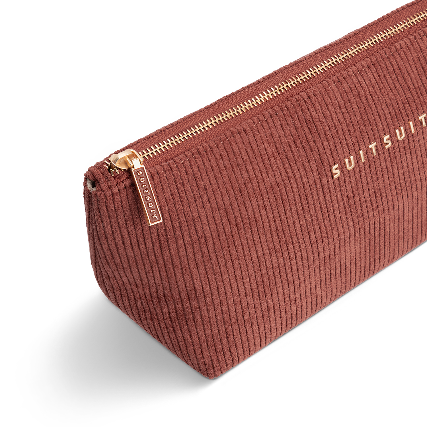 Fab Seventies - Corduroy Red Ochre - Kulturtasche M