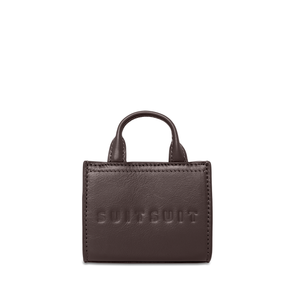 Fab Seventies Special Edition - Chocolate Brown - Micro Cross Body Bag (Glattes Leder)