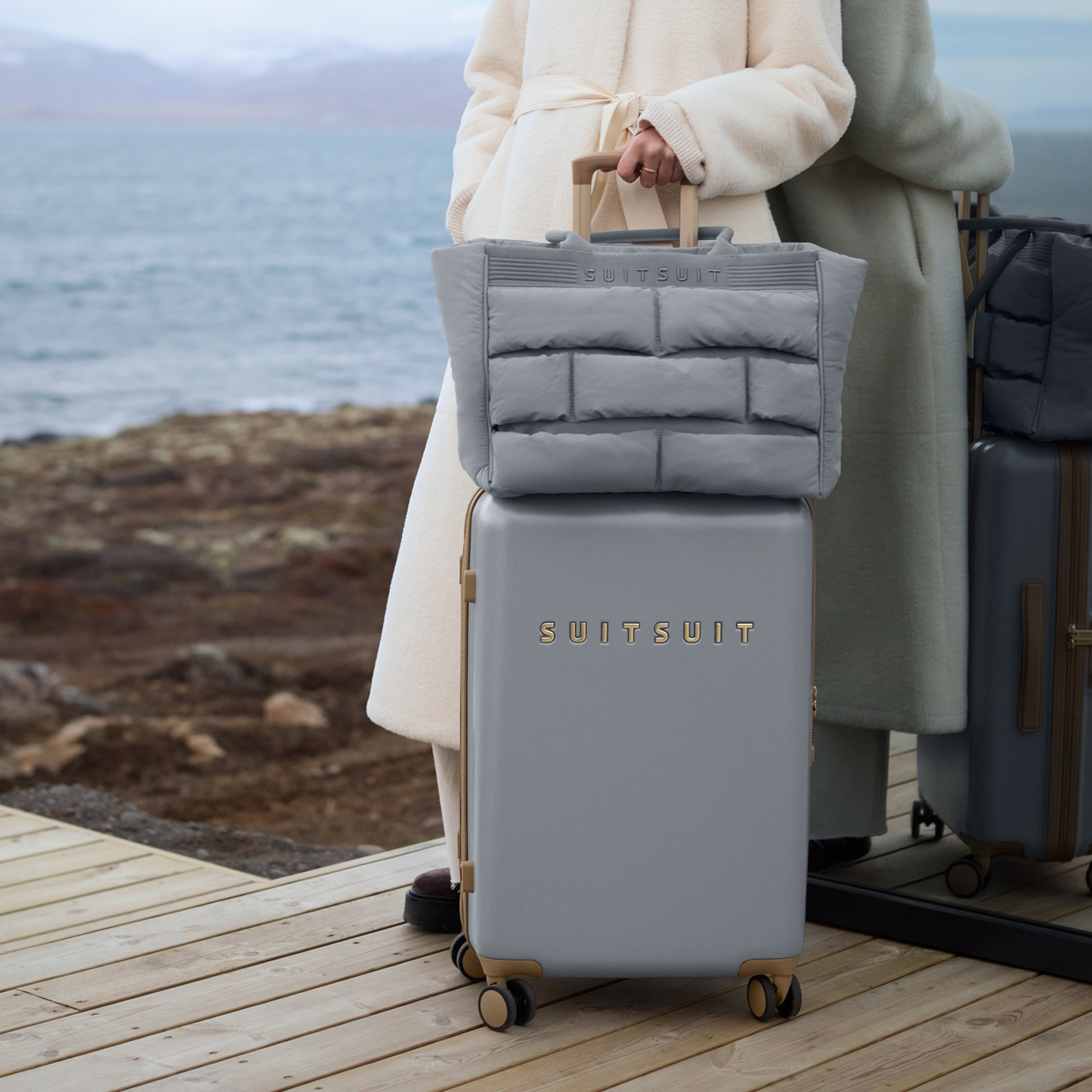 Fusion - Frosted Grey - Reisekoffer (66 cm)