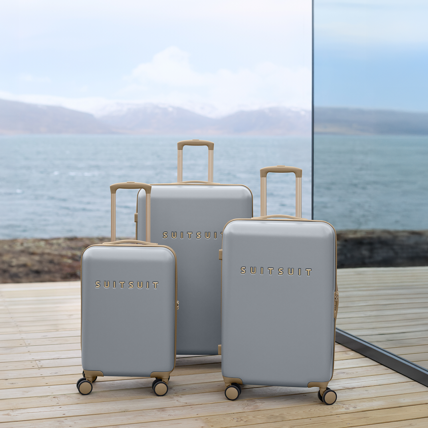 Fusion - Frosted Grey - Reisekoffer (76 cm)