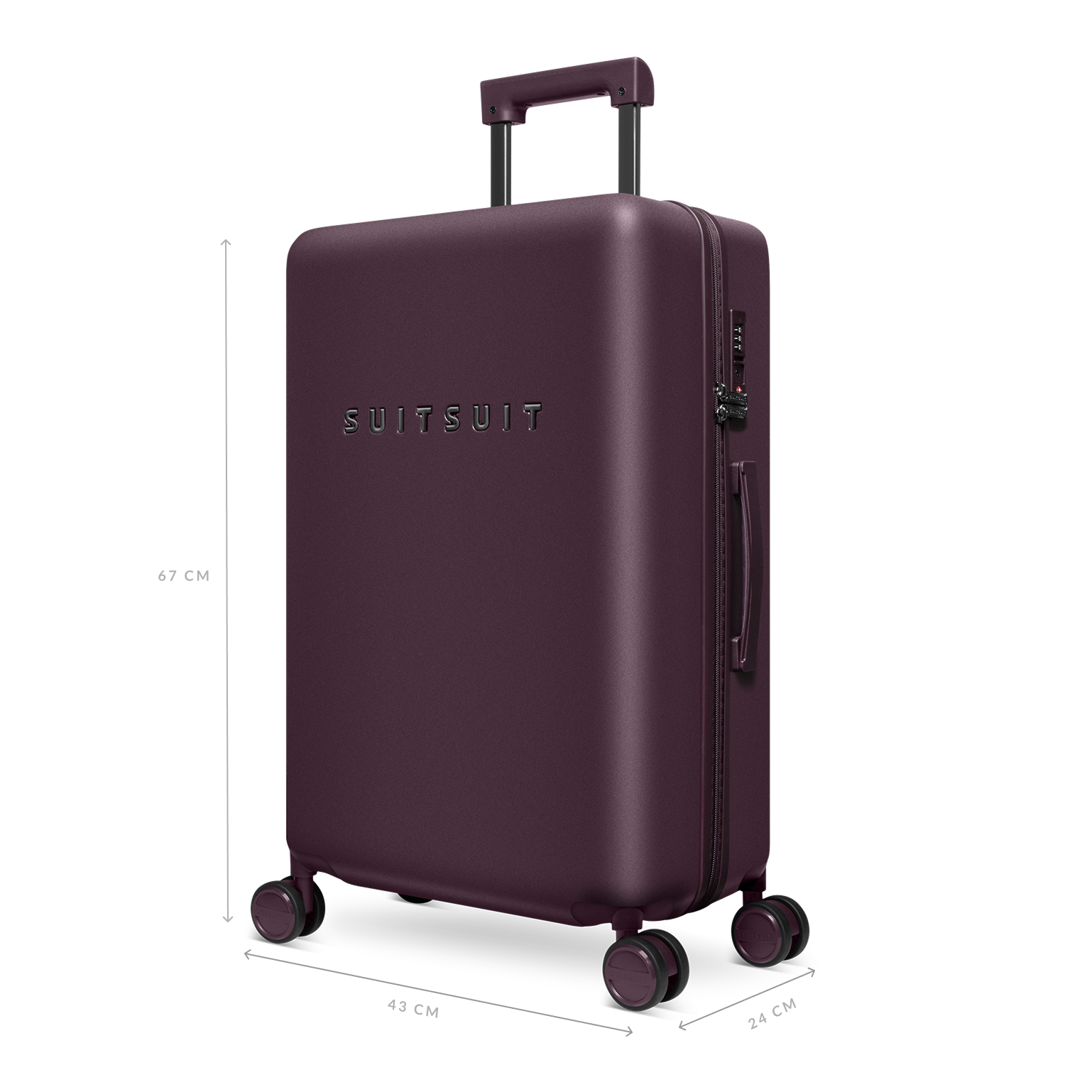 Mystique - Cherry Lacquer - Reisekoffer (66 cm)