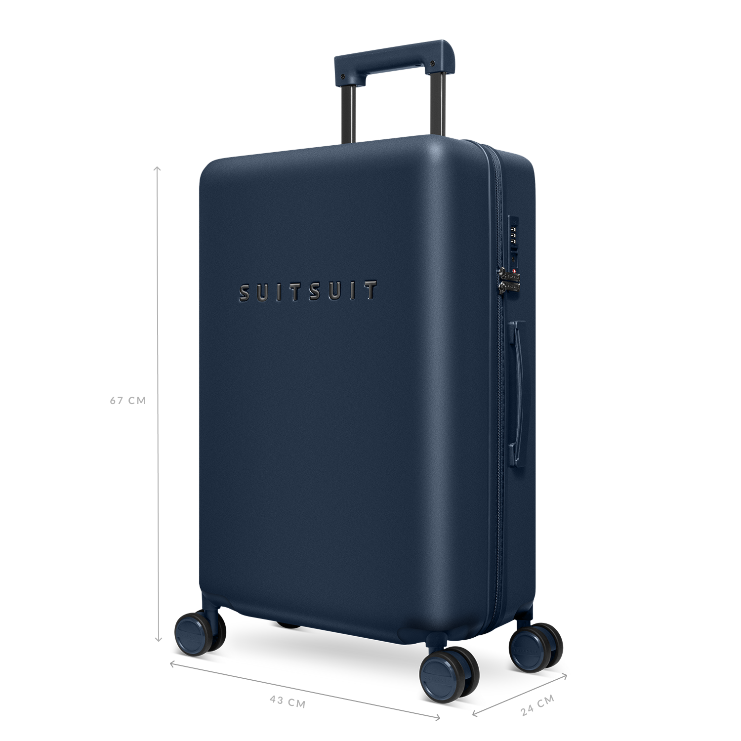 Mystique - Midnight Blue - Reisekoffer (66 cm)
