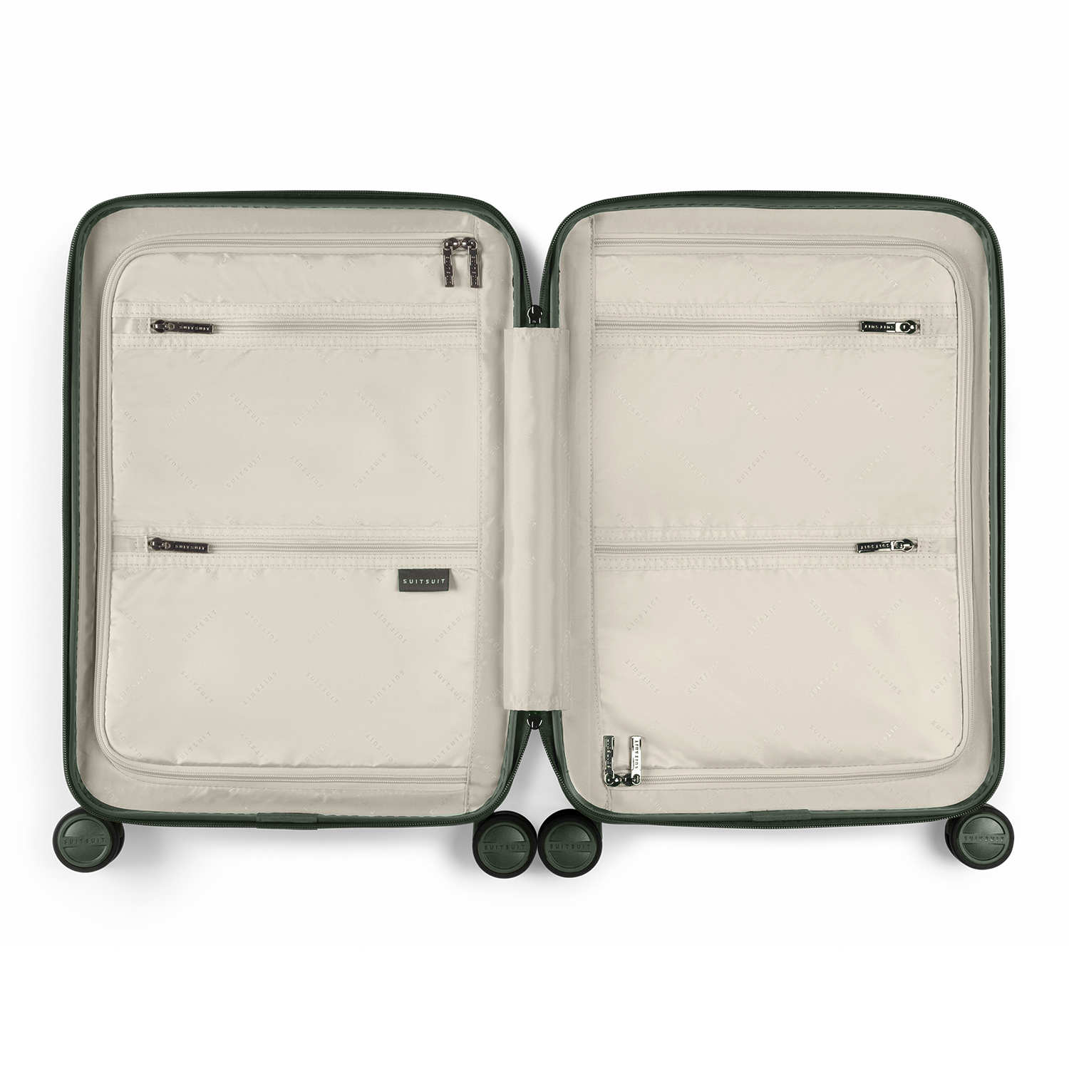 Mystique - Dark Olive - Koffer Set (55/66/76 cm)