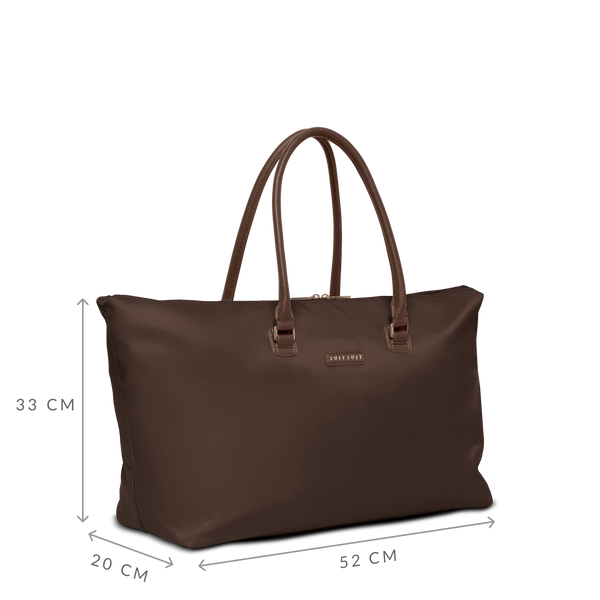 Fab Seventies - Cocoa Brown - Travel tote