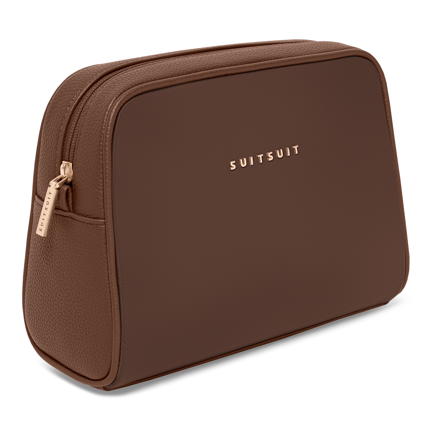 Serenity - Chocolate Brown - Kulturtasche XL & Kosmetiktasche