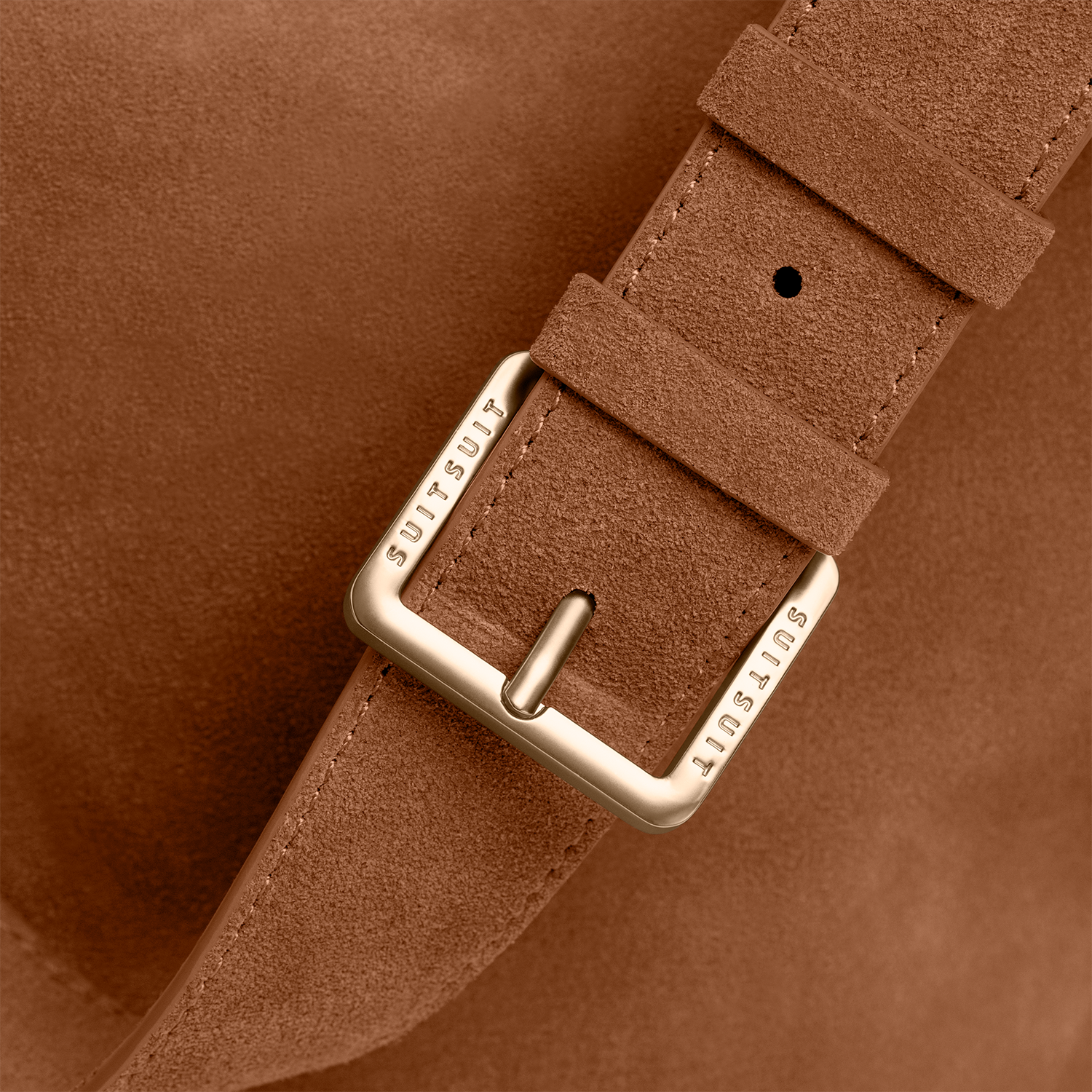 Serenity - Caramel Café - Slouchy Bag (Wildleder)