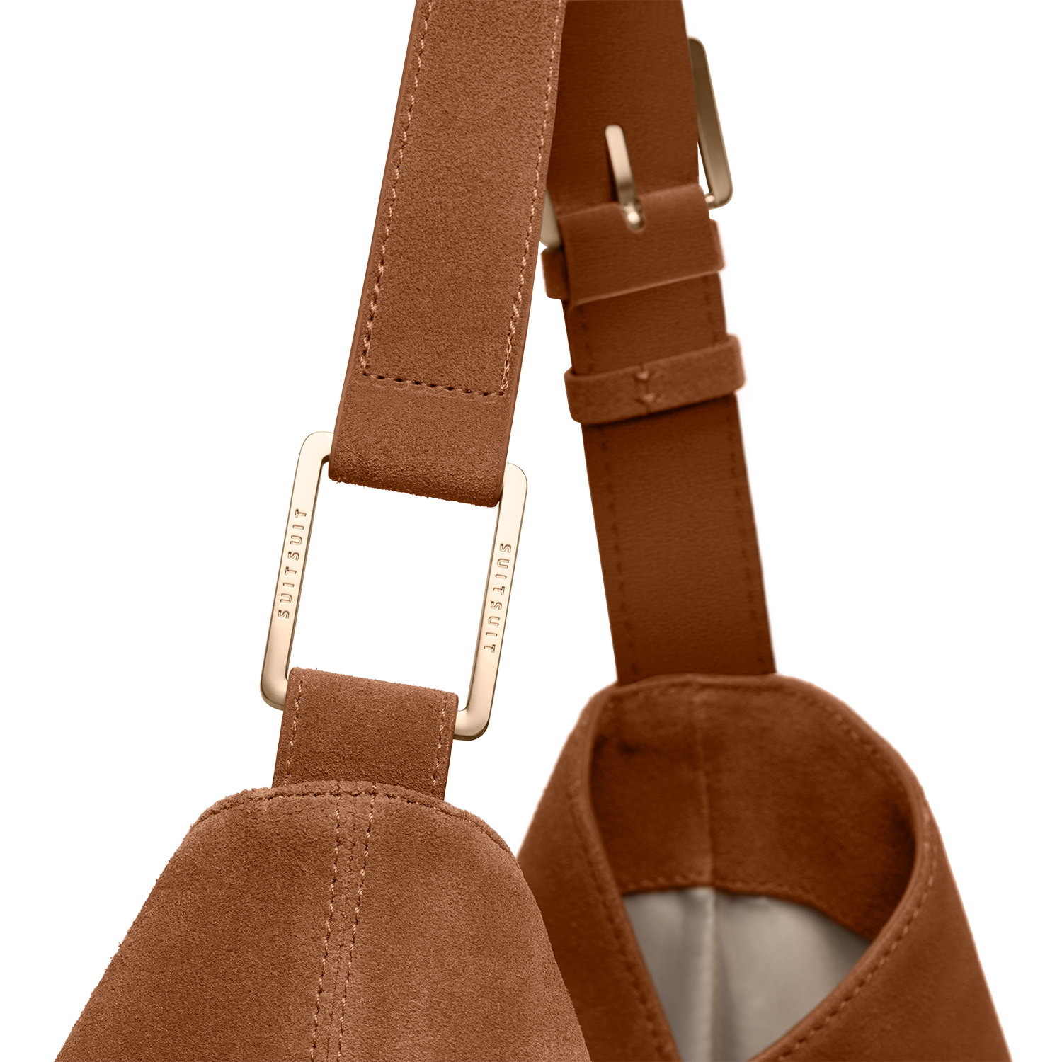 Serenity - Caramel Café - Slouchy Bag (Wildleder)