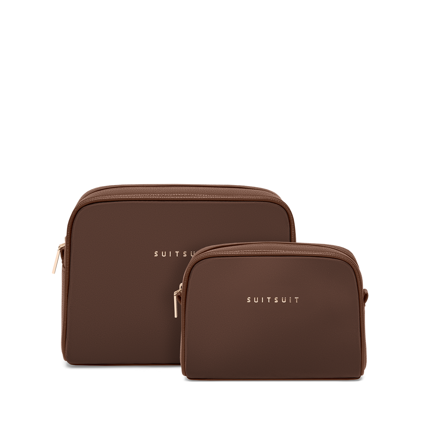 Serenity - Chocolate Brown - Kulturtasche XL & Kosmetiktasche