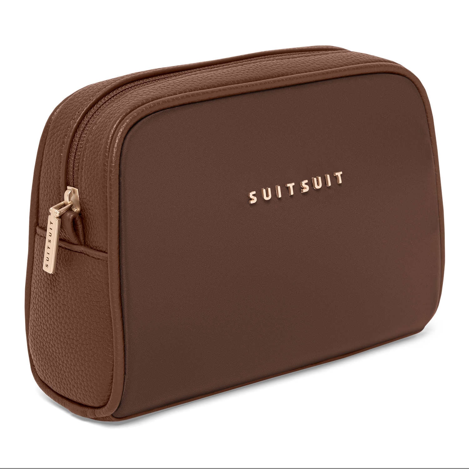 Serenity - Chocolate Brown - Kulturtasche XL & Kosmetiktasche
