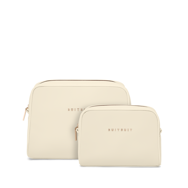 Serenity - Whisper White - Kulturtasche XL & Kosmetiktasche