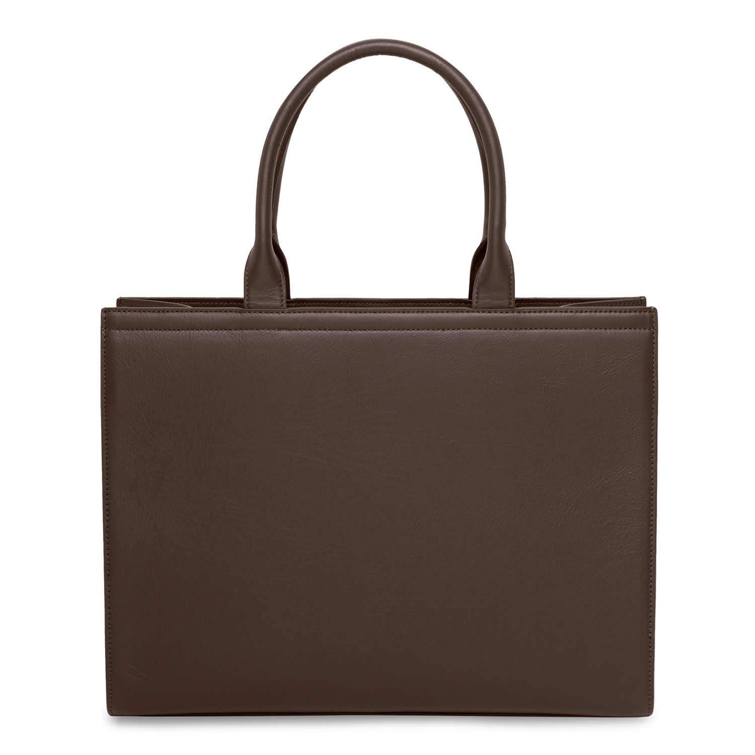 Serenity - Chocolate Brown - Shopper (Glattes Leder)