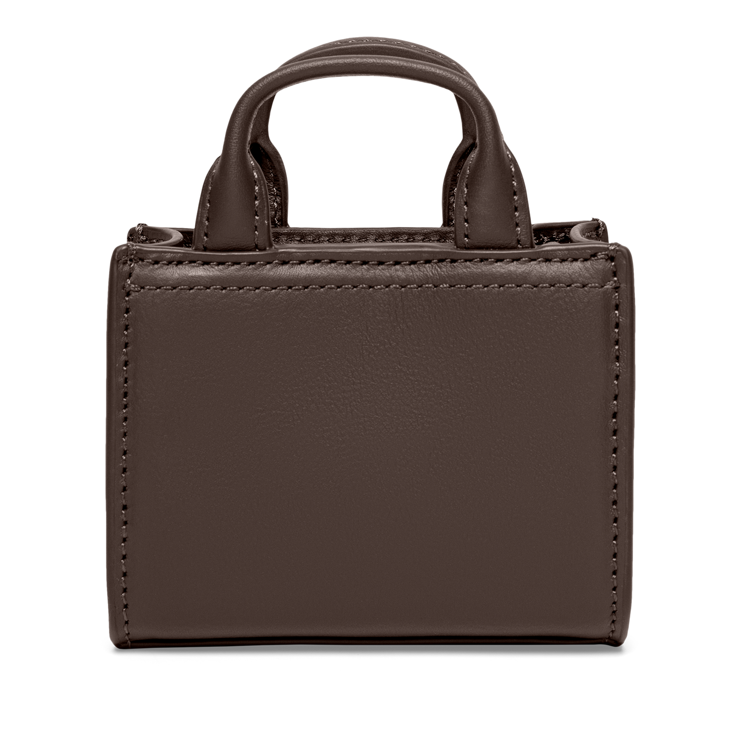 Serenity - Chocolate Brown - Micro Cross Body Bag (Glattes Leder)