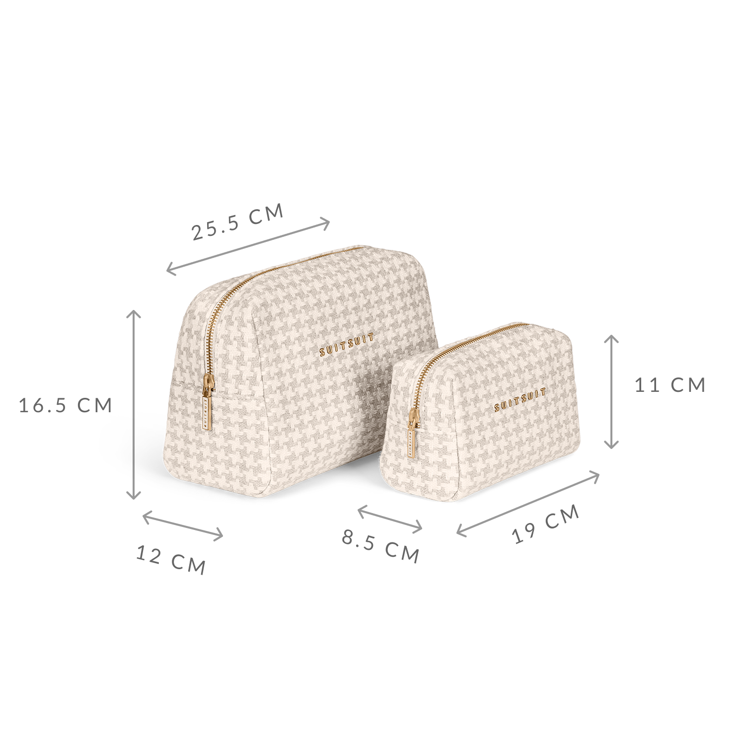Fusion - Natural Houndstooth - Beauty set