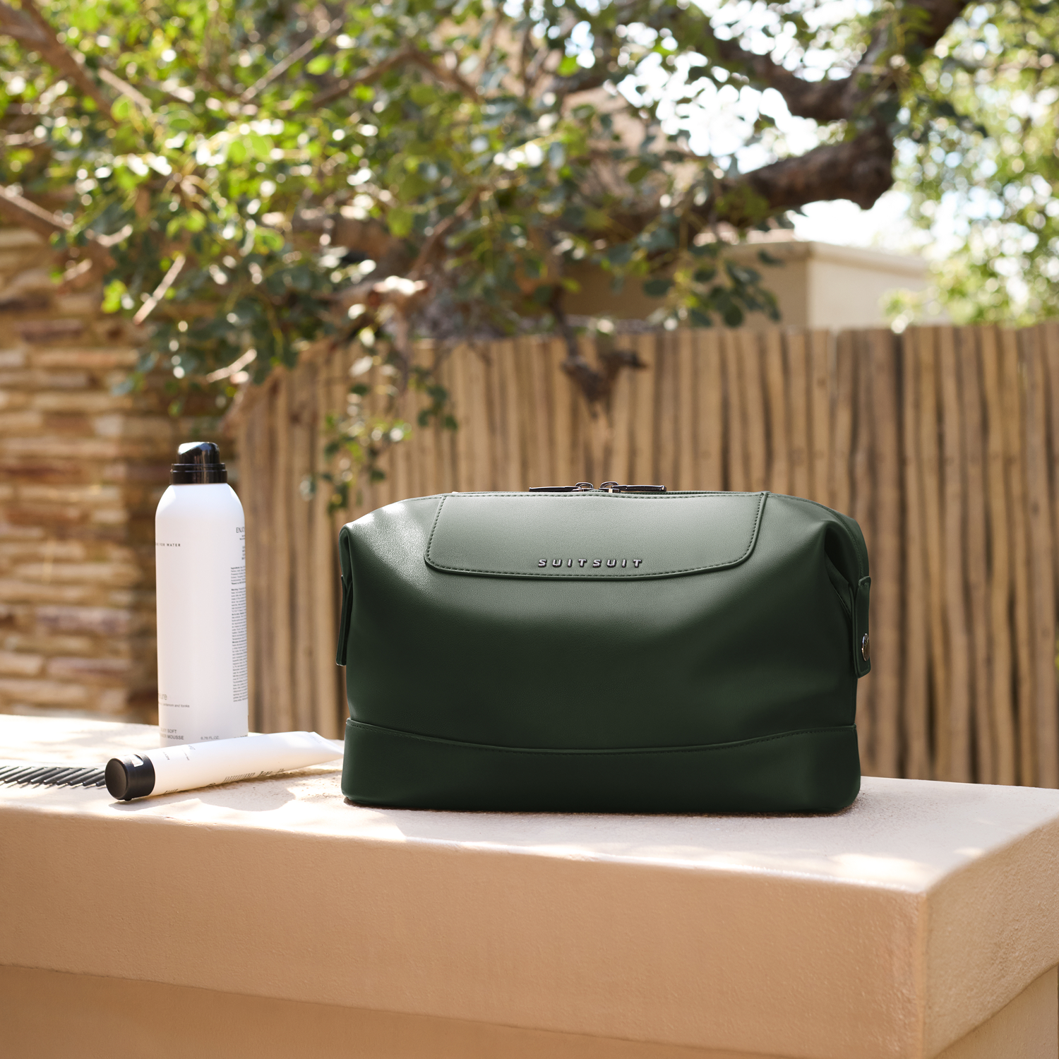 Mystique - Dark Olive - Kulturtasche XL