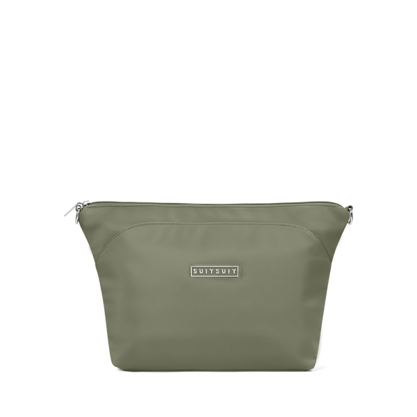 Natura - Dark Olive - Kulturtasche XL