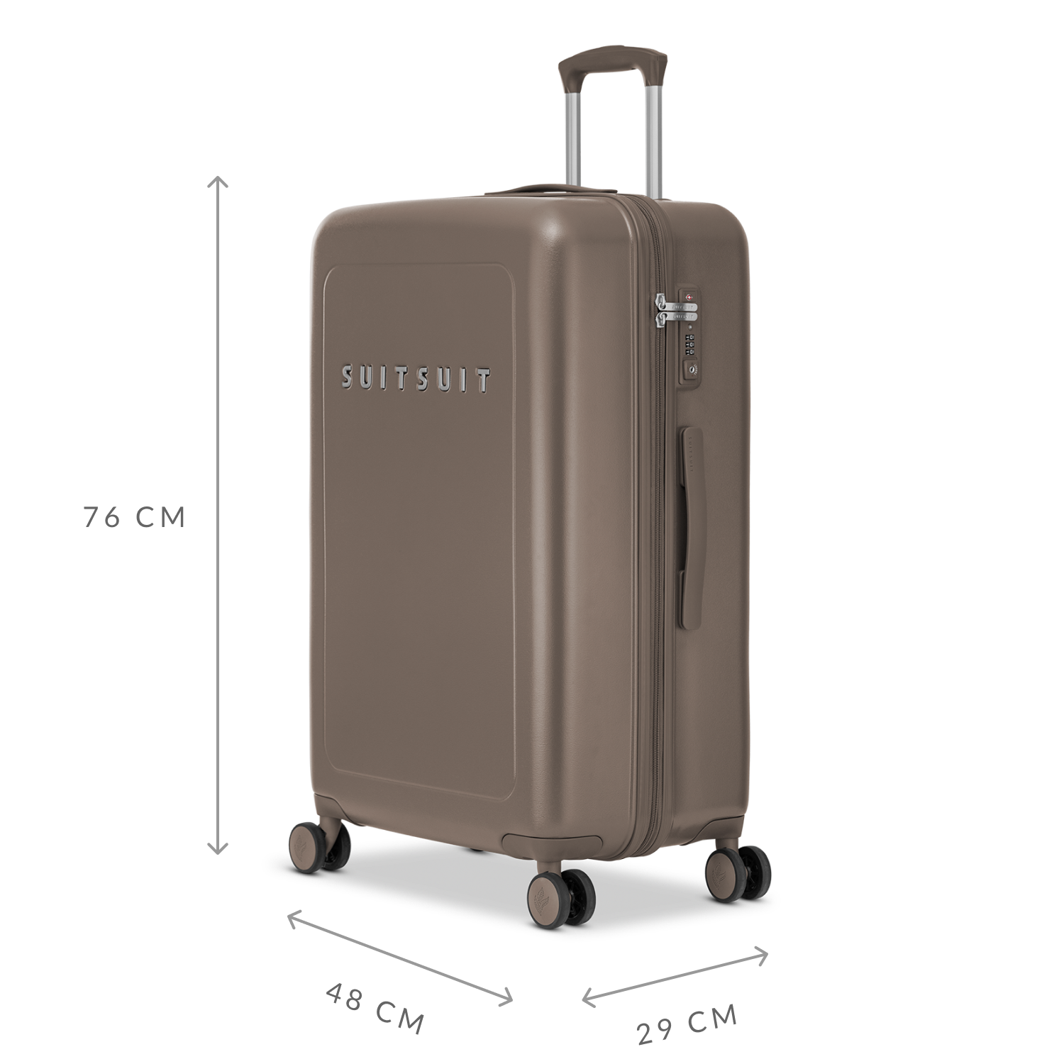 Natura - Plaza Taupe - Reisekoffer (76 cm)