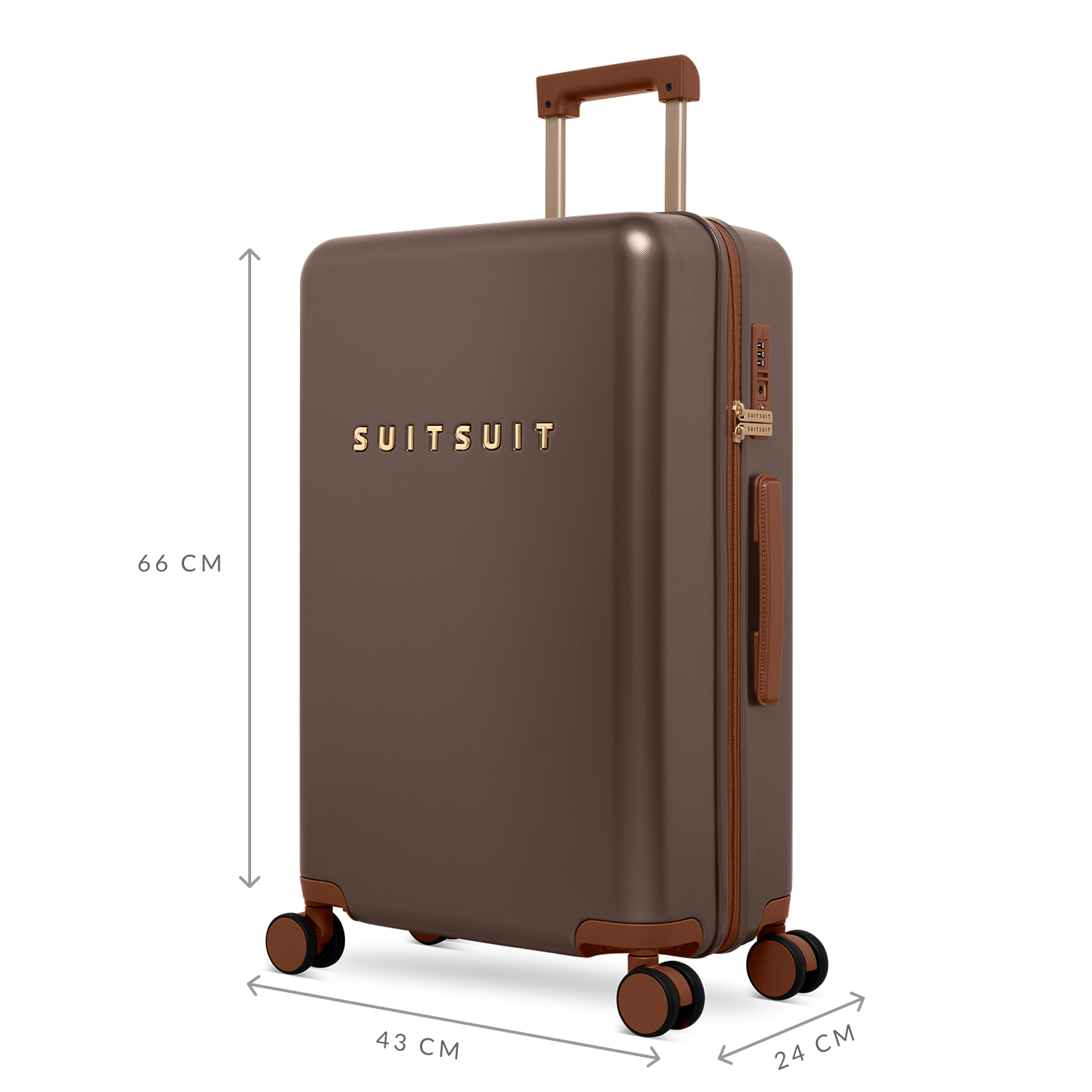 Serenity - Chocolate Brown - Reisekoffer (66 cm)