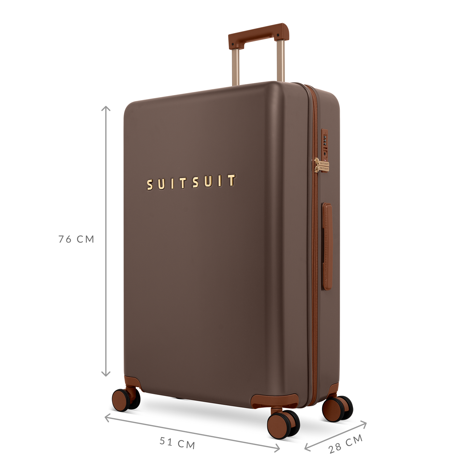 Serenity - Chocolate Brown - Reisekoffer (76 cm)