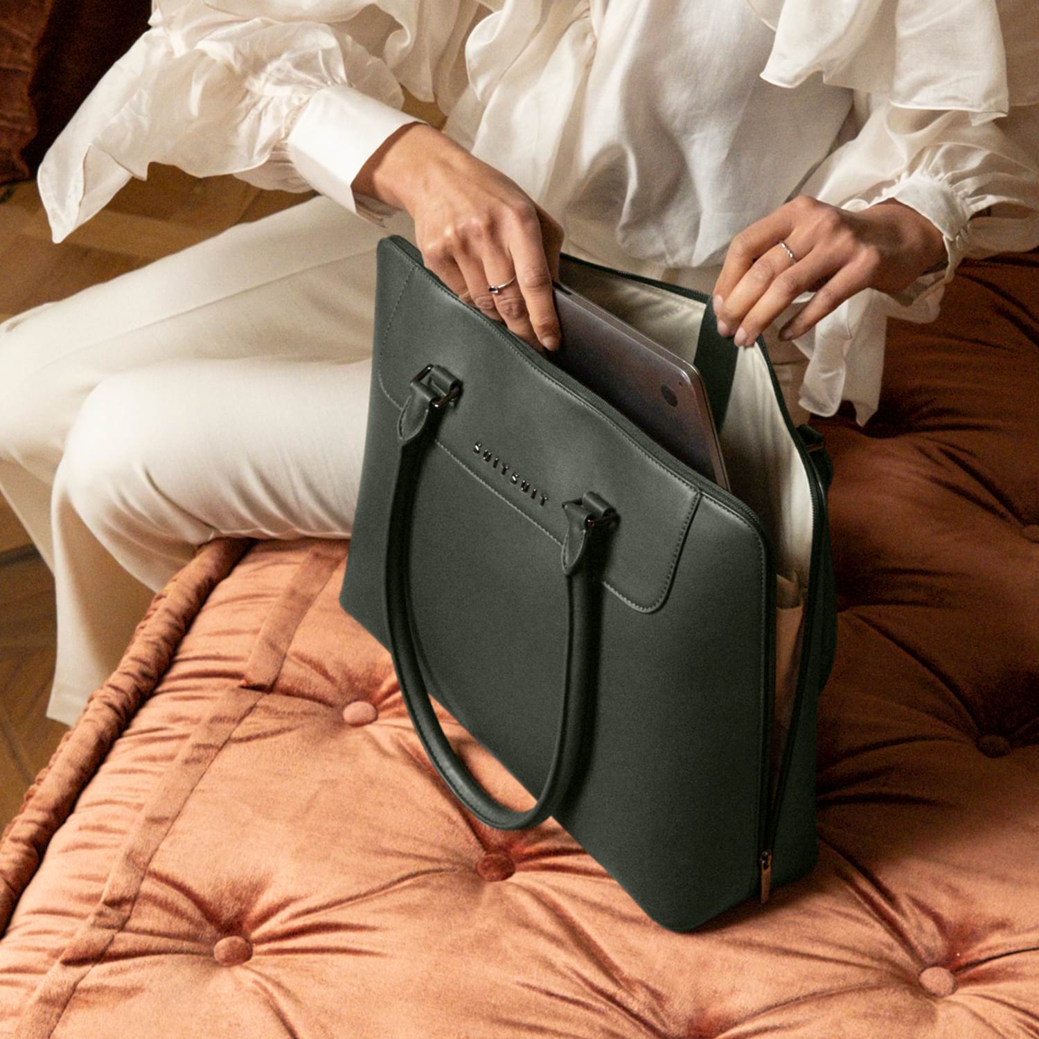 Mystique - Dark Olive - Laptop Tasche