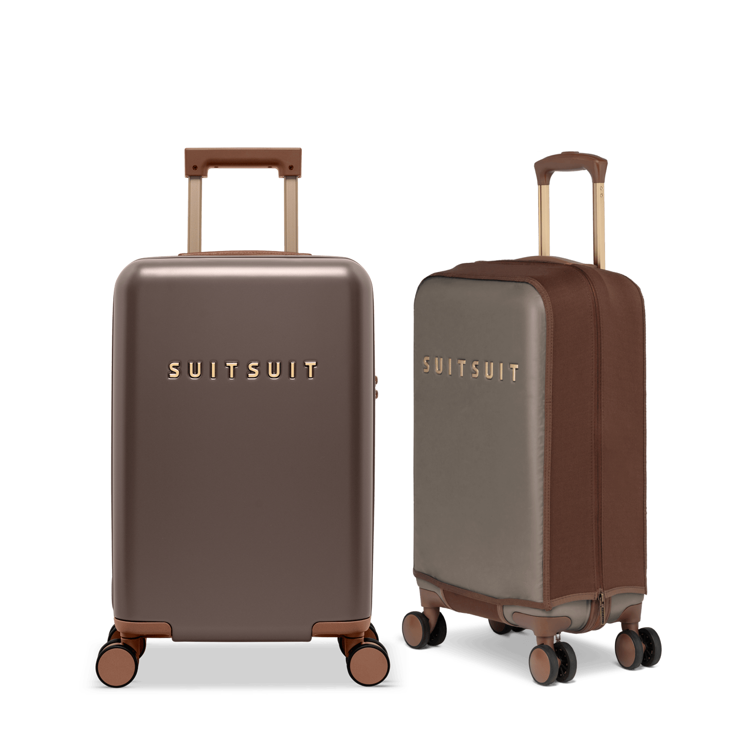 Fab Seventies Special Edition - Chocolate Brown - Safe Travels Set (55 CM)