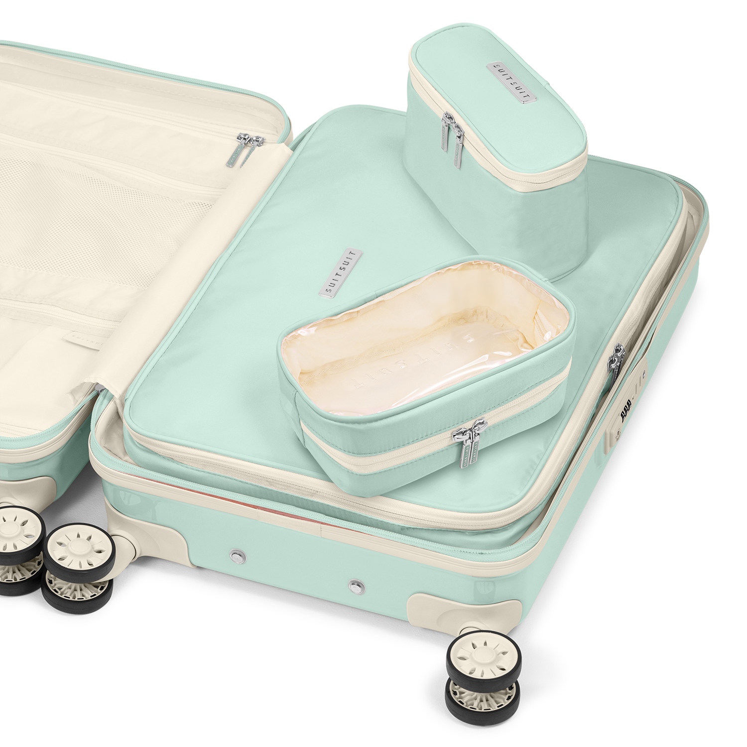 Fabulous Fifties Luminous Mint Packing Cube Set 55 cm SUITSUIT SUITSUIT Deutschland
